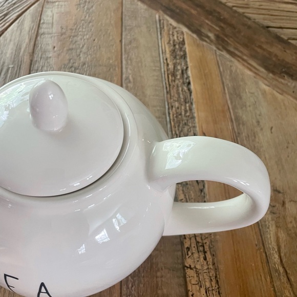 Rae Dunn White Ceramic Teapot Coffee & Tea Accessory - Picture 9 of 12